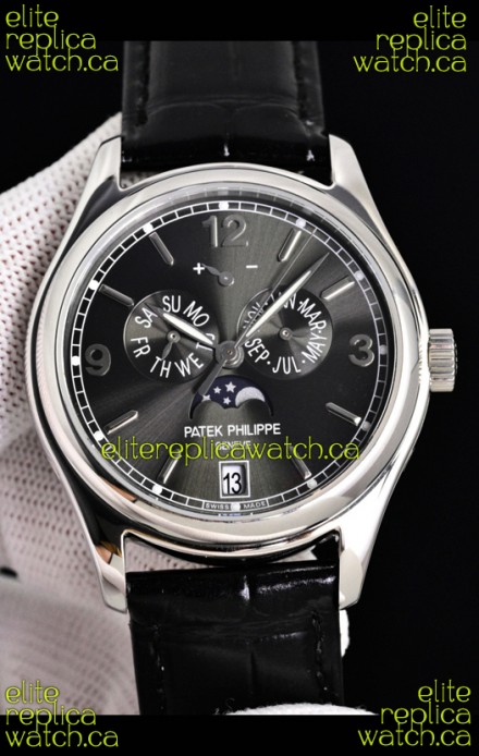 Patek Philippe Complications 5146 Annual Calendar Grey Dial Swiss Replica Watch