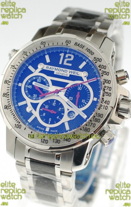 Raymond Weil Nabucco Exceptional Architectural Power Swiss Replica Watch in Blue Dial