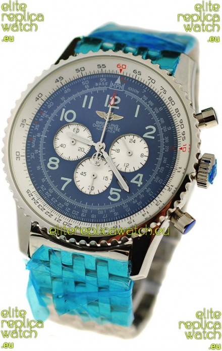 Breitling Navitimer Chronometre Japanese Watch in Blue Dial