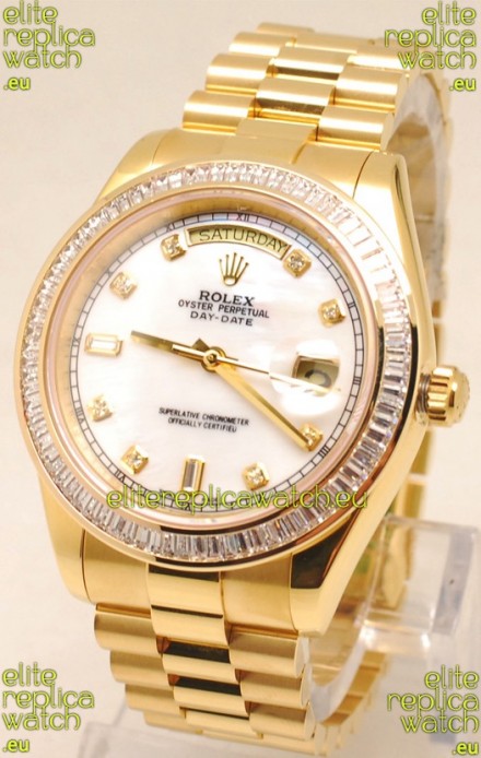 Rolex Day Date II Gold Japanese Replica Watch