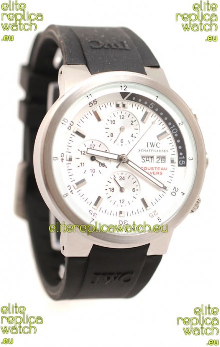 IWC Aquatimer Japanese Replica Watch in White Dial