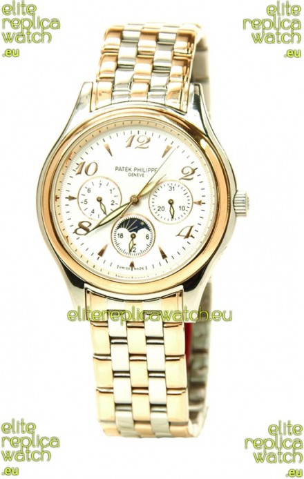 Patek Philippe Grand Complications Japanese Replica Gold Watch in Arabic Hour Markers