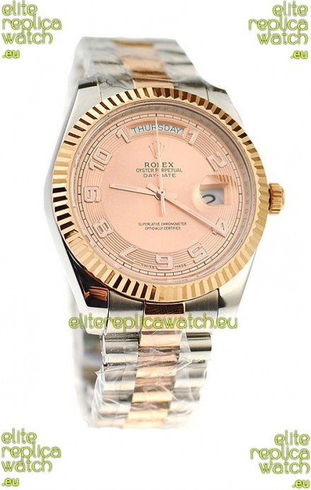 Rolex Day Date Two Tone Japanese Replica Watch