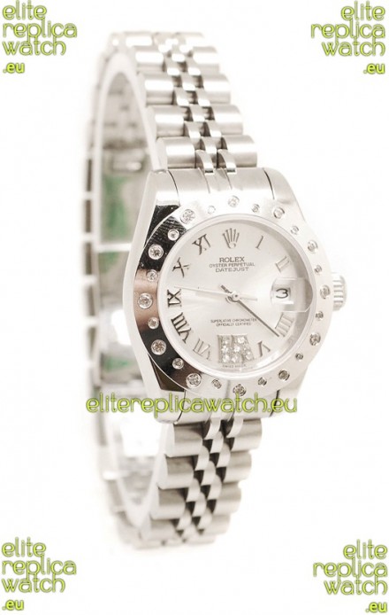 Rolex Datejust Silver Ladies Replica Watch