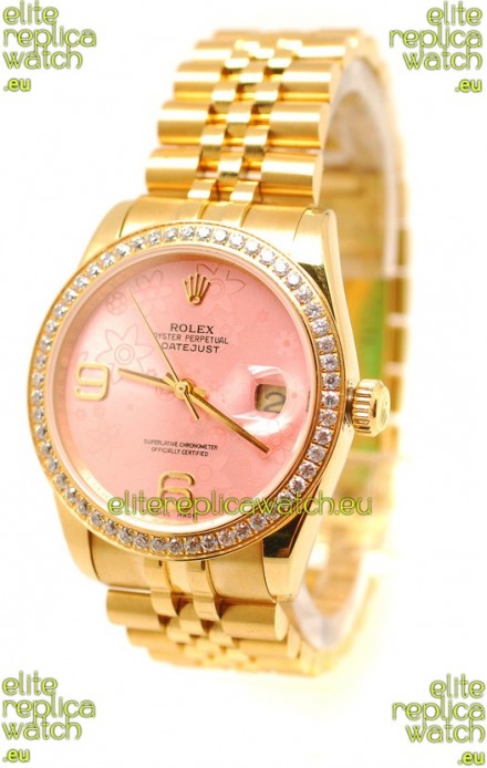 Rolex Datejust Floral Motif 2011 Edition Swiss Replica Watch