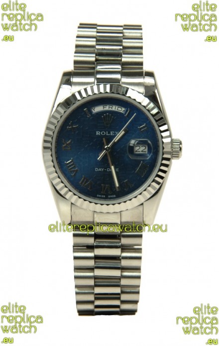 Rolex Day Date-Silver Japanese Replica Watch