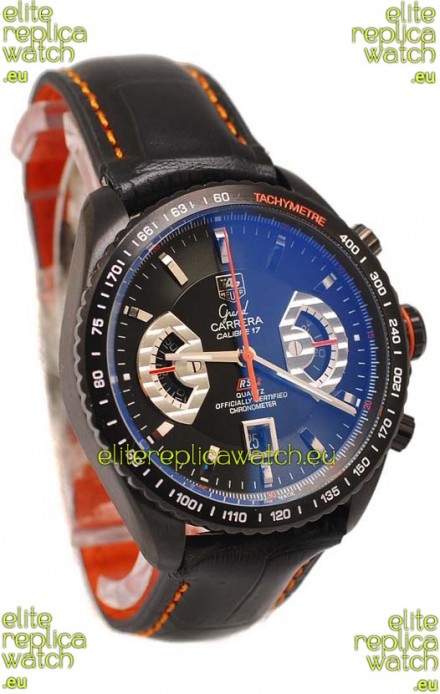 Tag Heuer Grand Carrera Japanese Replica PVD Watch 