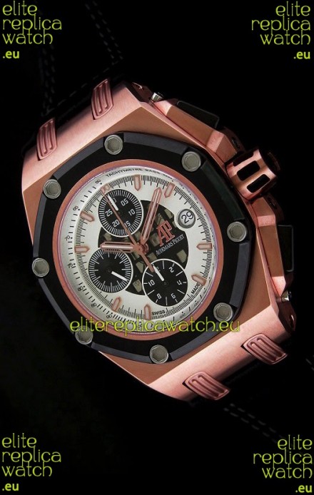 Audemars Piguet Royal Oak Offshore Rubens Barrichello Swiss Watch - Secs hand 9 O clock