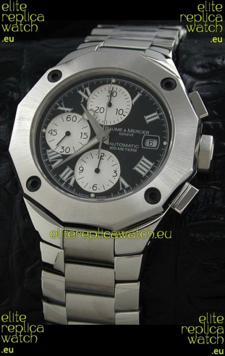 Baume & Mercier Riveria Swiss Watch in Black Dial
