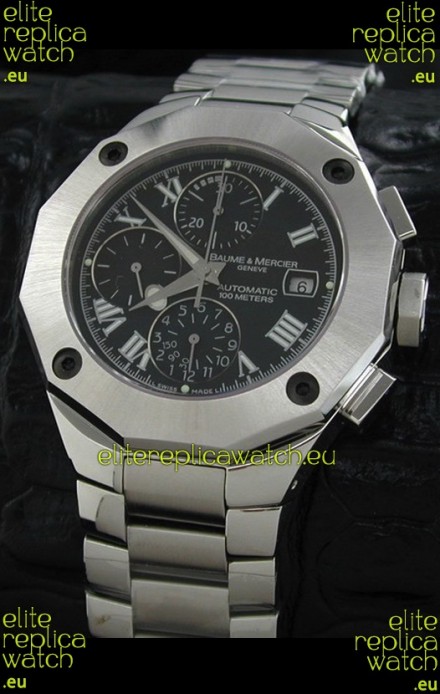 Baume & Mercier Riveria Swiss Watch in Black Dial