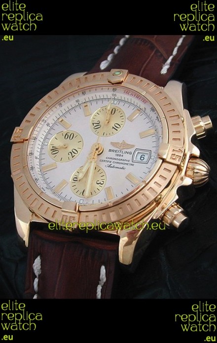 Breitling Windrider Swiss Replica Watch in White Dial