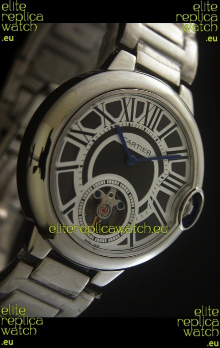 Cartier Ballon de Japanese Replica Watch in Black layerd Dial