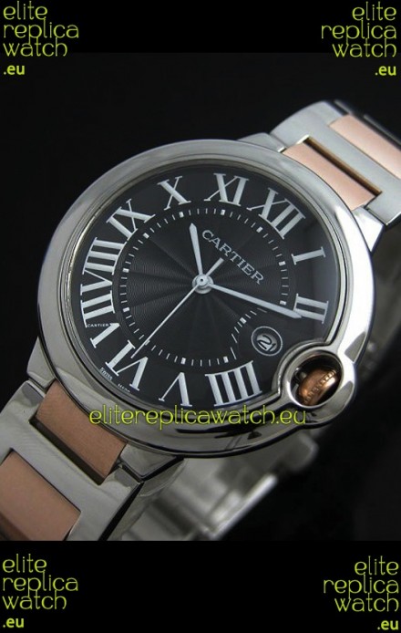 Cartier Ballon Bleu de Japanese Replica Watch Two Tone