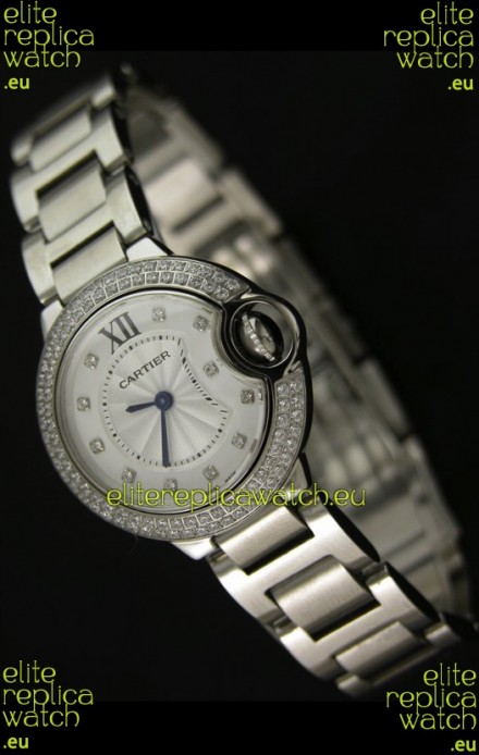 Balon Bleu de Cartier Ladies Japanese Watch in Steel