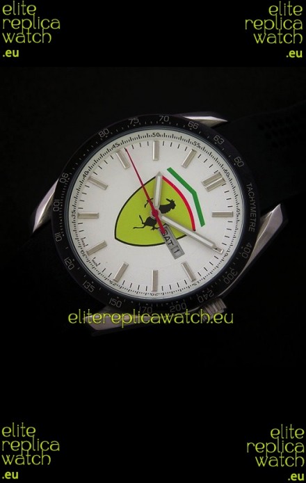 Ferrari Scuderia Watch in White Dial
