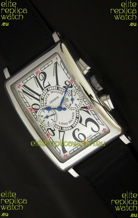 Franck Muller Long Island Japanese Replica Watch in White Dial