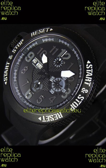 Hamilton Khaki Base Jump DLC Swiss Replica Chronograph Watch