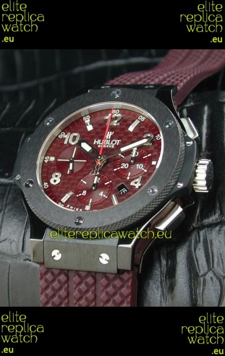 Hublot Big Bang Swiss Replica Watch Red Checkered Dial
