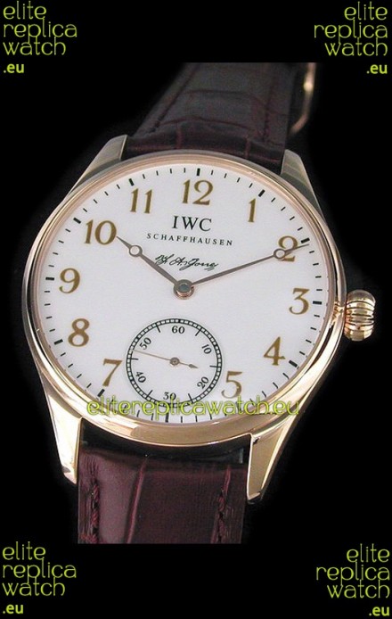 IWC Portuguese Swiss Watch in Rose Gold Casing