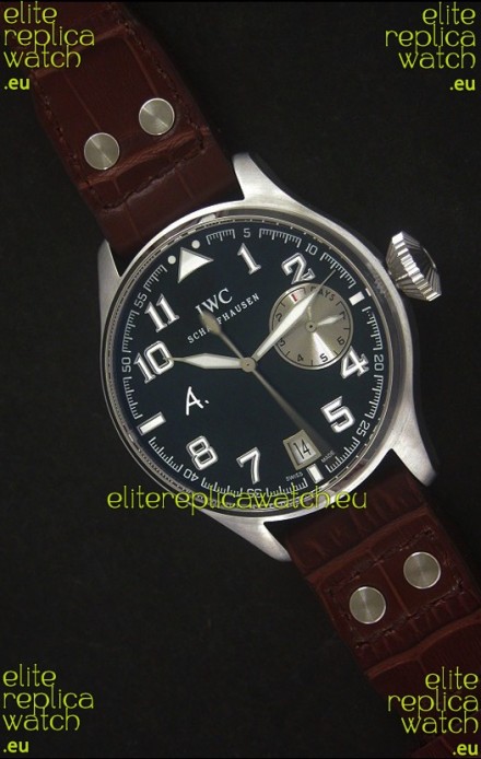 IWC Big Pilot Swiss Replica Watch in Black Dial