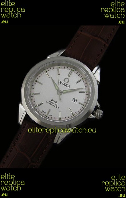 Omega De Ville Co Axial Automatic Watch in White