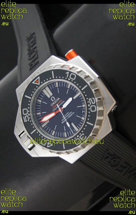 Omega Seamaster Ploprof Swiss Watch in Black Strap