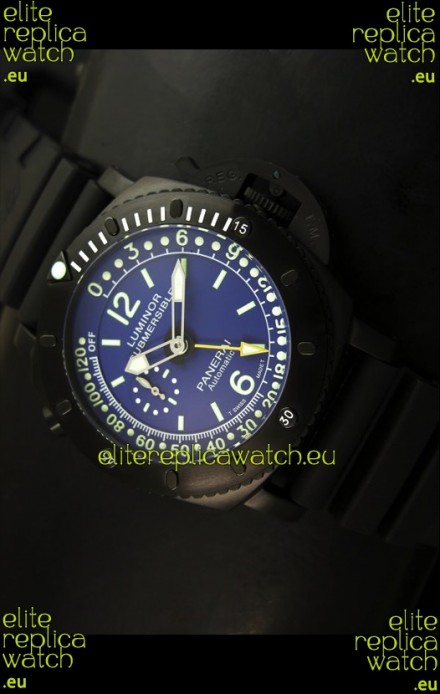 Panerai Luminor Submersible PAM193 Japanese Replica Watch Blue Dial