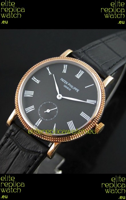 Patek Philippe Calatrava Japanese Mens Watch in Grey Dial
