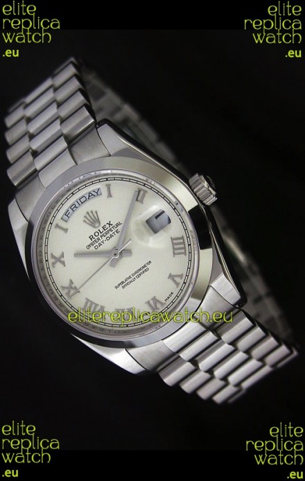 Rolex Day Date Swiss Replica Steel Watch