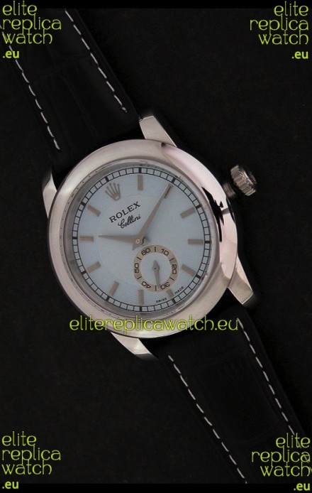 Rolex Cellini Japanese Replica Silver Watch