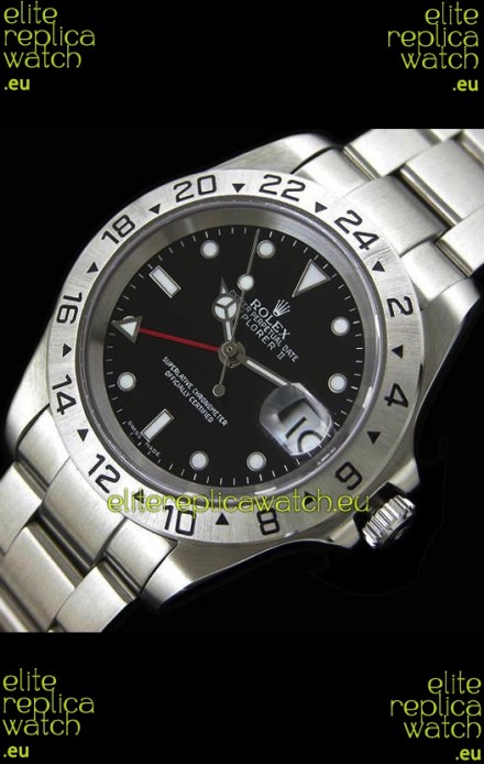 Rolex Explorer II Swiss Replica Automatic Watch in Black Dial