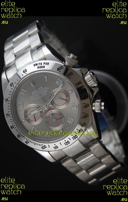 Rolex Daytona Japanese Replica Steel Watch in Arabic Markers 