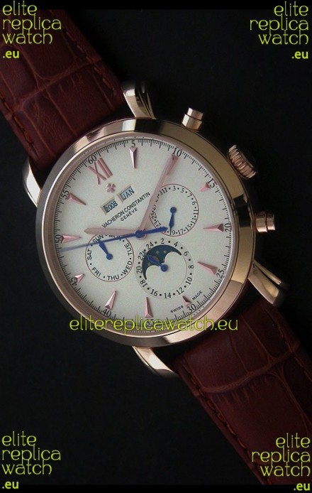 Vacheron Constantin Perpetual Calendar Japanese Watch in Rose Gold