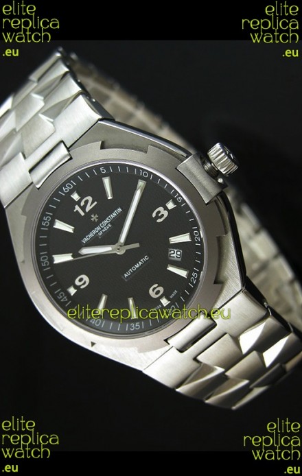 Vacheron Constantin Overseas Swiss Replica Watch - 1:1 Mirror Replica - Black Dial