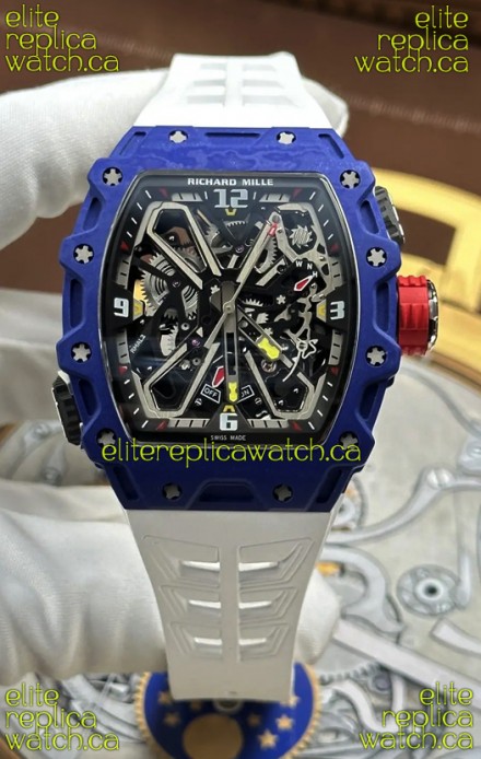 Richard Mille RM35-03 Rafael Nadal Edition Blue Quartz TPT Super Clone Watch 