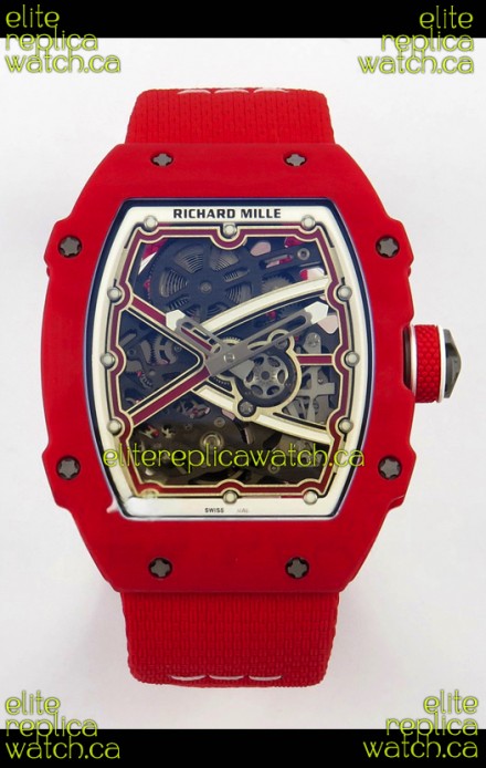 Richard Mille RM67-02 Red NTPT 37 Grams CRMA7 Clone Movement 
