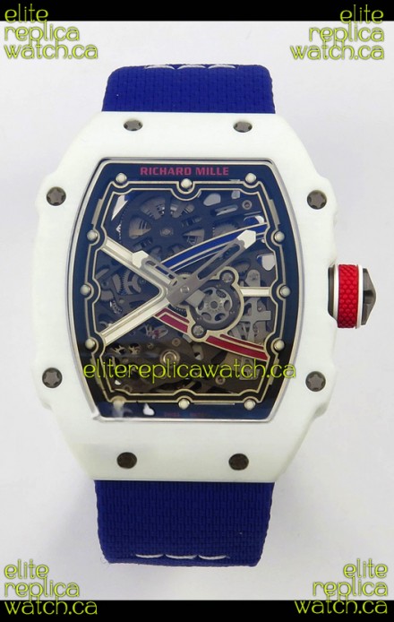 Richard Mille RM67-02 White NTPT 37 Grams CRMA7 Clone Movement 