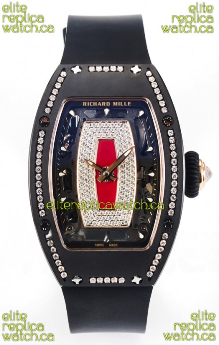 Richard Mille RM007 Black Ceramic Automatic Super Clone Watch 