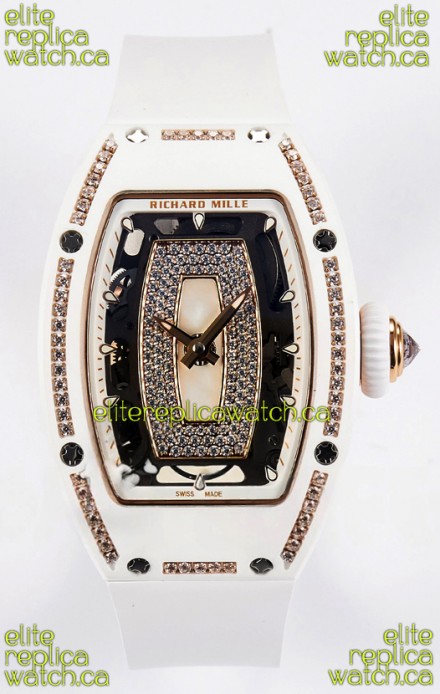 Richard Mille RM007 White Ceramic Automatic Super Clone Watch 