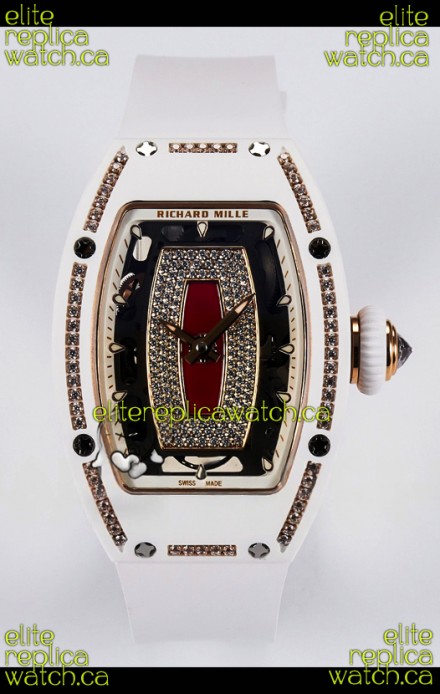 Richard Mille RM007 White Ceramic Automatic Super Clone Watch 