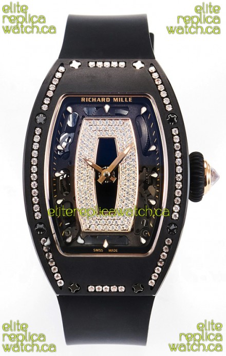 Richard Mille RM007 Black Ceramic Automatic Super Clone Watch 
