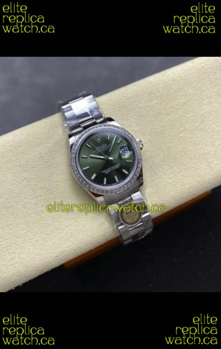 Rolex Super Clone Datejust 31MM Green Dial Oyster Super Clone Watch