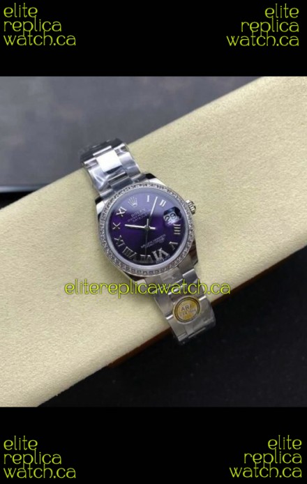 Rolex Super Clone Datejust 31MM Dark Blue Dial Super Clone Watch 