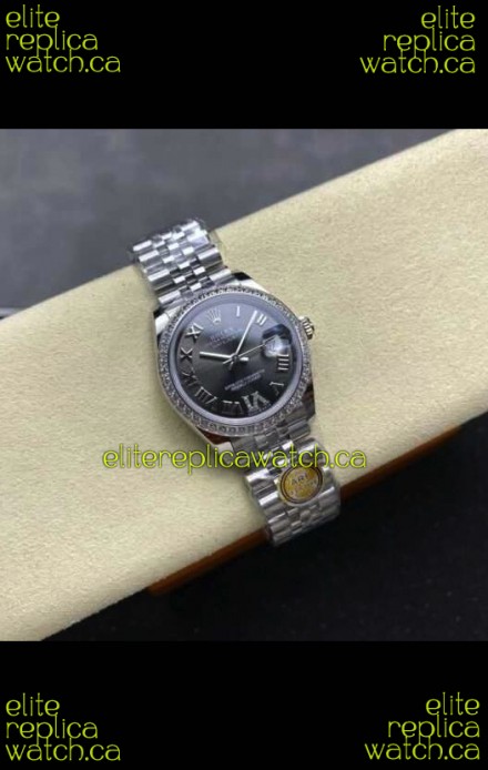 Rolex Super Clone Datejust 31MM Grey Dial Jubilee Super Clone Watch