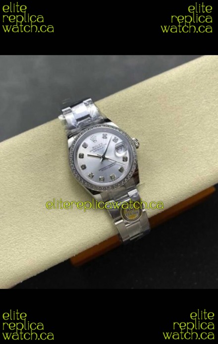 Rolex Super Clone Datejust 31MM Steel Dial Oyster Super Clone Watch