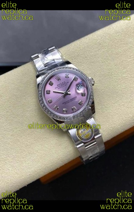 Rolex Super Clone Datejust 31MM Pink Dial Oyster Super Clone Watch
