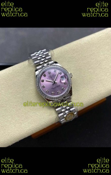 Rolex Super Clone Datejust 31MM Pink Dial Jubilee Super Clone Watch
