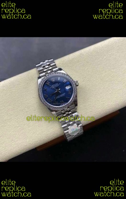 Rolex Super Clone Datejust 31MM Navy Blue Dial Super Clone Watch 