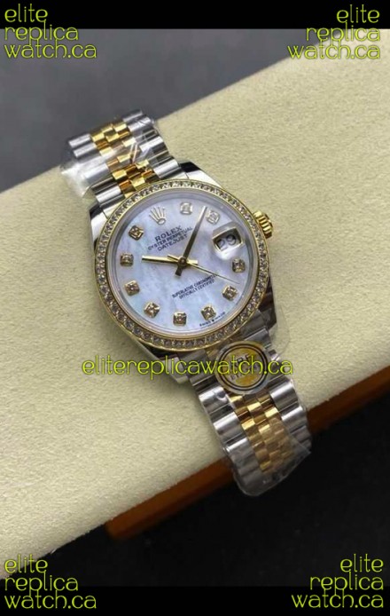 Rolex Super Clone Datejust 31MM Pearl Dial Yellow Gold Super Clone Watch 