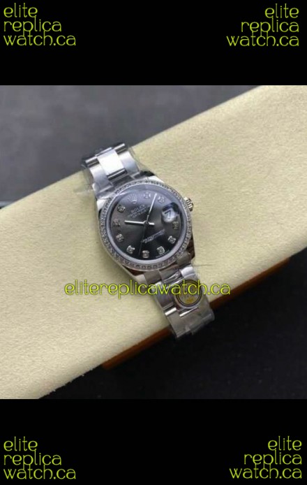 Rolex Super Clone Datejust 31MM Grey Dial Oyster Super Clone Watch